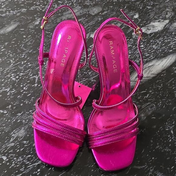 BRAND NEW RAMPAGE WOMEN'S STRAPPY HEELED OPEN TOESANDAL - Picture 3 of 16